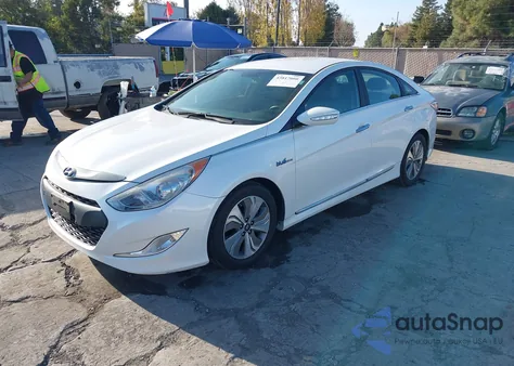 2013 Hyundai Sonata Hybrid Limited из США, поврежденный, VIN KMHEC4A45DA085158